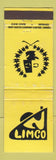 Matchbook Cover - Limco Canada WORN