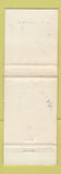 Matchbook Cover - Limco Canada WORN