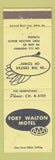 Matchbook Cover - Fort Walton Motel Fort Walton Beach FL