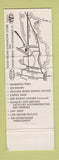 Matchbook Cover - Bruce Macdonald Motor Hotel Ottawa ON