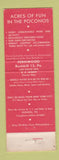 Matchbook Cover - Fernwood Resort Bushkill PA