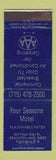 Matchbook Cover - Four Seasons Motel Crandon WI
