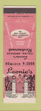 Matchbook Cover - Leonie's Italian Restaurant Langley Park MD WORN
