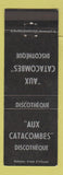 Matchbook Cover - Aux Catacombes Disco QC