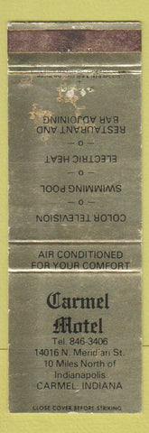 Matchbook Cover - Carmel Motel Carmel IN WEAR