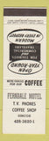 Matchbook Cover - Ferndale Motel Simcoe ON