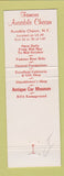 Matchbook Cover - Ausable Chasm NY Tourism