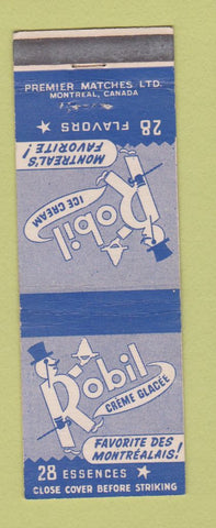 Matchbook Cover - Robin Greme Glacee Montreal QC ice cream