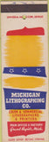 Matchbook Cover - Michigan Lithographing Grand Rapids MI