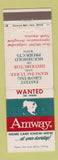 Matchbook Cover - Amway Household Products Maurice Deschenes Levis QC