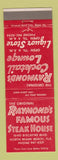 Matchbook Cover - Raymond's Famous Steak House North Miami Beach FL