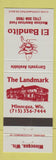 Matchbook Cover - El Bandito Mexican Restaurant The Landmark Minocqua WI