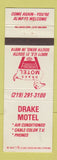 Matchbook Cover - Drake Motel South Bend IN