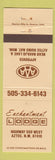 Matchbook Cover - Enchantment Lodge Aztec NM