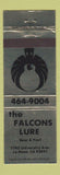 Matchbook Cover - Falcons Lure billiards bar La Mesa CA