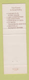 Matchbook Cover - Holiday Motel Berea KY WEAR