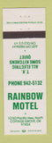 Matchbook Cover - Rainbow Motel Cottage Grove OR