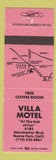 Matchbook Cover - Villa Motel Buena Park CA