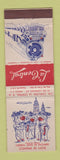 Matchbook Cover - La Central Cierrese Antes De Encender Mexico