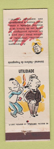 Matchbook Cover - Universal Match Brazil Utilidade