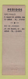 Matchbook Cover - Universal Match Brazil Utilidade