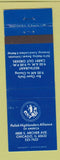 Matchbook Cover - Polish Highlanders Alliance of America Chicago IL