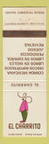 Matchbook Cover - El Charrito Mexican Restaurant FL