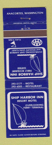 Matchbook Cover - Ship Harbor Inn Resort Hotel Anacortes WA