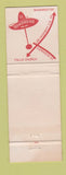 Matchbook Cover - El Sombrero Mexican Restaurant Falls Church VA WEAR