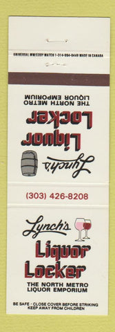 Matchbook Cover - Lynch's Liquor Locker Colorado?