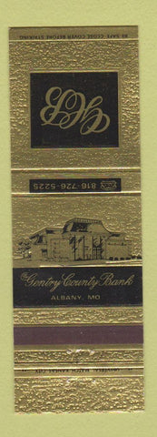 Matchbook Cover - Gentry County Bank Albany MO