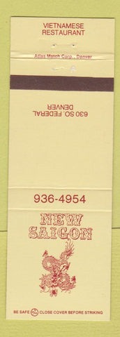 Matchbook Cover - New Saigon Vietnamese Restaurant Denver Colorado