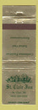 Matchbook Cover - St Clair Inn MI