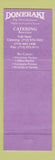 Matchbook Cover - Doneraki Mexican Restaurant Houston TX