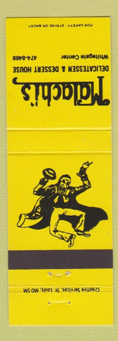Matchbook Cover - Malachi's Deli Desert House