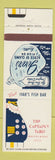 Matchbook Cover - Ivar's Clams Captain's Table Seattle WA