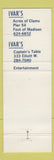 Matchbook Cover - Ivar's Clams Captain's Table Seattle WA