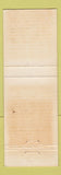 Matchbook Cover - Alfloc Water Treatment Sydney Melbourne Perth Australia