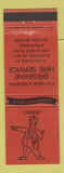 Matchbook Cover - Brisbane Hire Service Australia employment