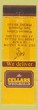 Matchbook Cover - Cellars Wholesale Liquor New Plymouth New Zealand