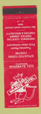 Matchbook Cover - Walker's Waimate Hotel New Zealand