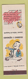 Matchbook Cover - Universal Match Brazil Convencoes E Congressos Sao Paulo