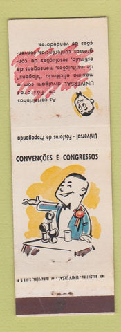 Matchbook Cover - Universal Match Brazil Convencoes E Congressos Sao Paulo