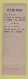Matchbook Cover - Universal Match Brazil Convencoes E Congressos Sao Paulo