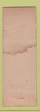 Matchbook Cover - Cia Janer Matriz Rio Branco Sao Paulo Brazil WEAR