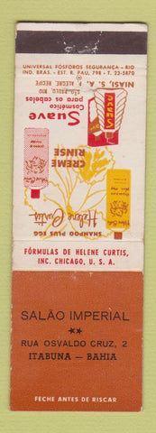 Matchbook Cover - Salao Imperial Itabuna Bahia Brazil shampoo
