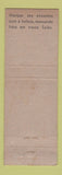 Matchbook Cover - Salao Imperial Itabuna Bahia Brazil shampoo