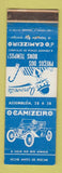 Matchbook Cover - O Camizeiro Brazil  Cars?
