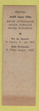 Matchbook Cover - Alex oil gas? Brazil