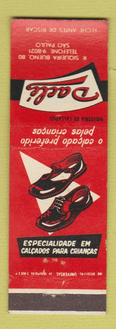 Matchbook Cover - Dacle Shoes Sao Paulo Brazil